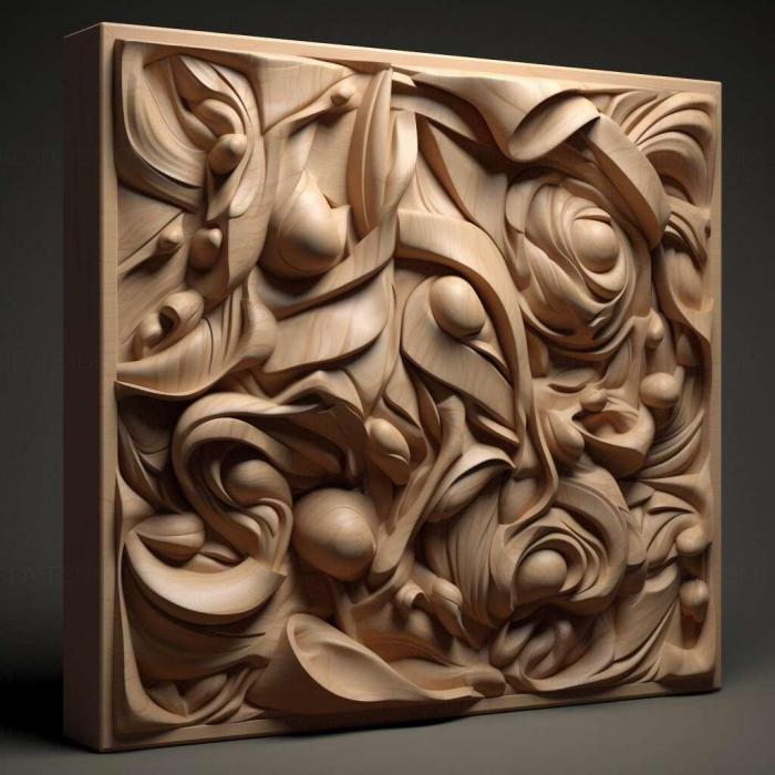 نموذج ثلاثي الأبعاد لآلة CNC 3D Art 